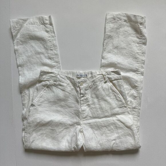 Johnny Was White Linen Pants Size Small NWOT - Picture 3 of 9